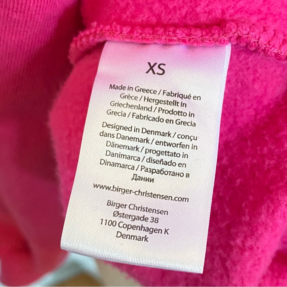 Birger Christensen Berry pink Iris Rotate Sunday crewneck sweatshirt sweater - Picture 10 of 12